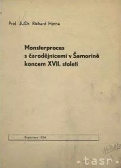 Monsterproces s čarodějnicemi v Šamoríně koncem XVII. století