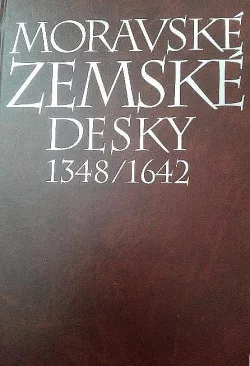 Moravské zemské desky 1348/1642