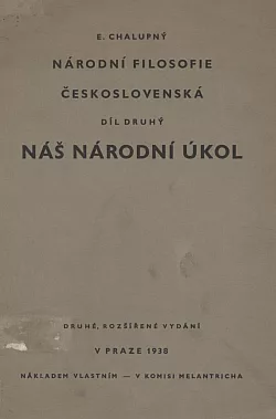 Národní filosofie československá. Díl druhý, Náš národní úkol