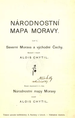 Národnostní mapa Moravy