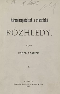 Národohospodářské a statistické rozhledy V.