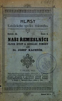 Naši řemeslníci, jejich život a sociální poměry