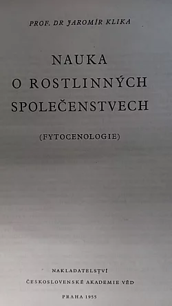 Nauka o rostlinných společenstvech