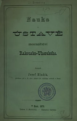 Nauka o ústavě mocnářství Rakousko-Uherského