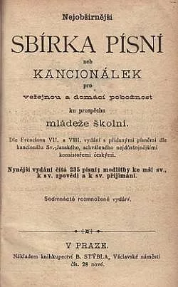 Nejobšírnější sbírka písní neb Kancionálek
