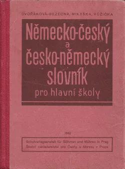 Německo-český a česko-německý slovník pro hlavní školy