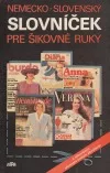Nemecko-slovenský slovníček pre šikovné ruky