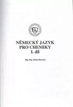 Německý jazyk pro chemiky. 1. díl