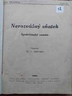 Nerozvážný sňatek