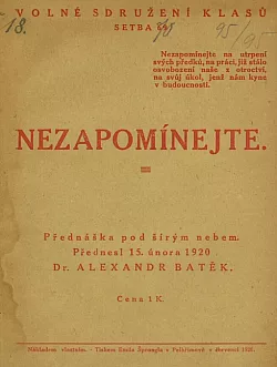 Nezapomínejte
