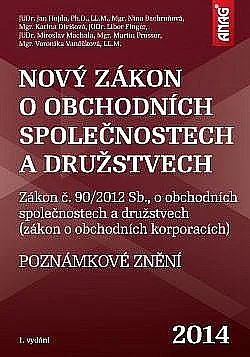 Nový zákon o obchodních společnostech a družstvech 2014 – poznámkové znění