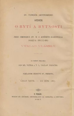 O bytí a bytnosti