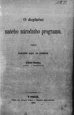 O doplnění našeho národního programu