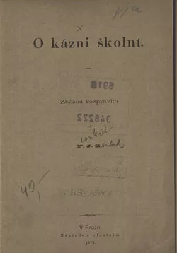 O kázni školní: zběžná rozprávka