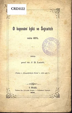 O kupování býků ve Švýcařích
