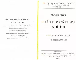 O lásce, manželství a dítěti