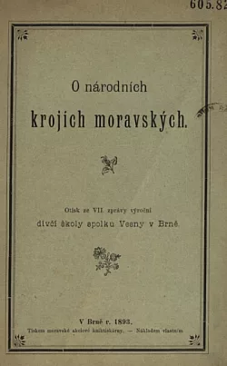 O národních krojích moravských