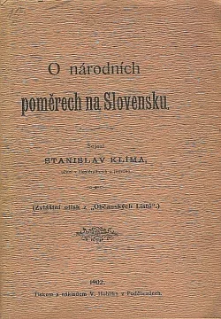 O národních poměrech na Slovensku