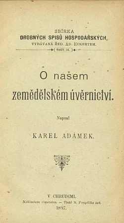 O našem zemědělském úvěrnictví