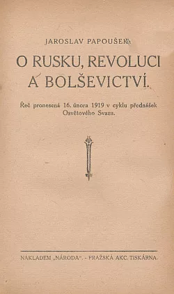 O Rusku, revoluci a bolševictví