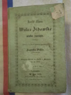 O válce židovské a vlastní životopis