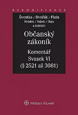 Občanský zákoník – Komentář. Svazek VI
