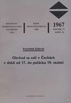 Obchod se solí v Čechách v době od 17. do počátku 19. století