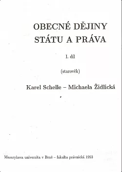 Obecné dějiny státu a práva I. - starověk