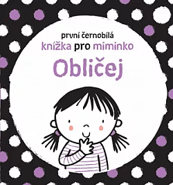 Obličej - první černobílá knížka pro miminko