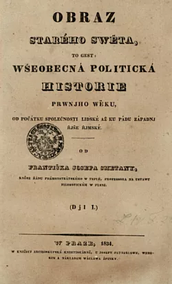 Obrazy starého světa, všeobecná historie politická
