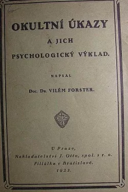 Okultní úkazy a jich psychologický výklad