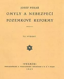 Omyly a nebezpečí pozemkové reformy