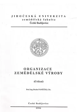 Organizace zemědělské výroby: Cvičení