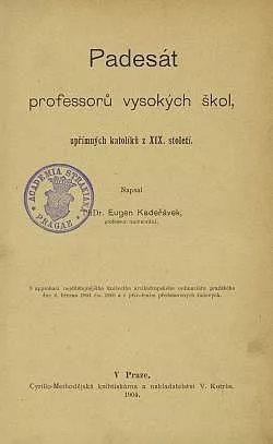 Padesát professorů vysokých škol, upřímných katolíků z XIX. století