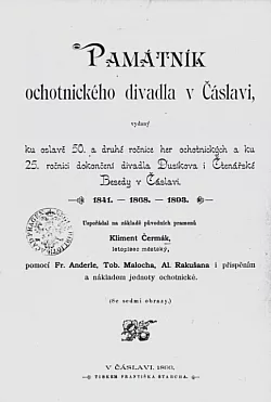 Památník ochotnického divadla v Čáslavi