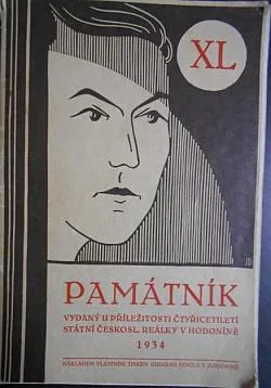 Památník vydaný u příležitosti čtyřicetiletí státní československé reálky v Hodoníně