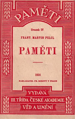 Paměti (Česká kronika za vlády římského císaře a českého krále Josefa II.)