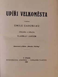 Upíři velkoměsta