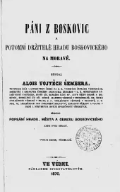 Páni z Boskovic a potomní držitelé hradu boskovického na Moravě