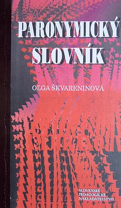 Paronymický slovník