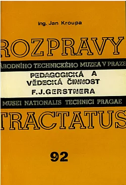Pedagogická a vědecká činnost F. J. Gerstnera