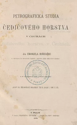 Petrografická studia čedičového horstva v Čechách