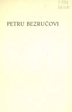 Petru Bezručovi