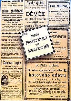 Písek před 100 lety aneb kronika roku 1896