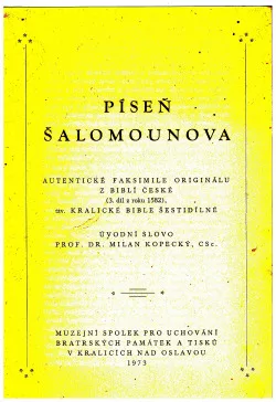 Píseň Šalamounova