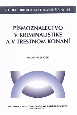 Písmoznalectvo v kriminalistike a v trestnom konaní