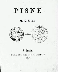 Písně Marie Čacké