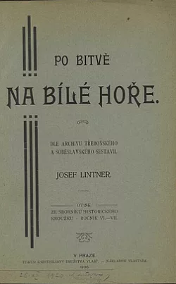 Po bitvě na Bílé Hoře
