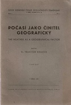 Počasí jako činitel geografický