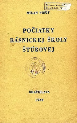 Počiatky básnickej školy Štúrovej